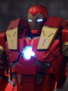 RE:EDIT 钢铁侠 Modular Ironman W/Plasma Cannon & Vibroblade-资料图