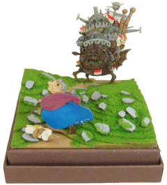 Miniatuart Kit Studio Ghibli Mini 哈尔的移动城堡 宾 苏菲 