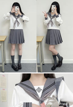 沢田 水手服套装-资料图