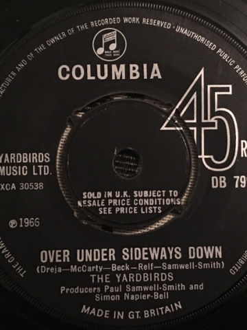 Over Under Sideways Down / Jeff's Boogie