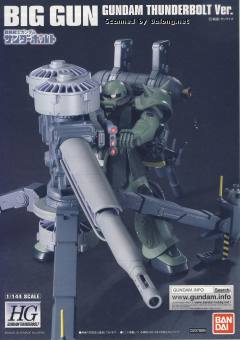 HGGT MS-06 扎古II+Big Gun  雷霆宙域版 Animation Image ver. -资料图