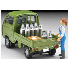 多美卡TLV系列 LV-198a 马自达 货车 三方开  绿色 附小人-资料图