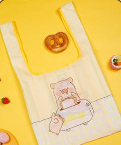 猪猪烤吐司购物袋