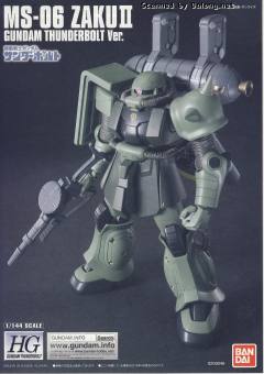 HGGT MS-06 扎古II+Big Gun  雷霆宙域版 Animation Image ver. -资料图