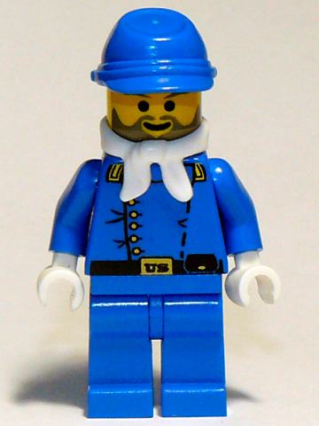 Cavalry Lieutenant with Cavalry Cap and Bandana