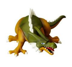 Dragon Quest Sofubi Monster 绿龙 -资料图