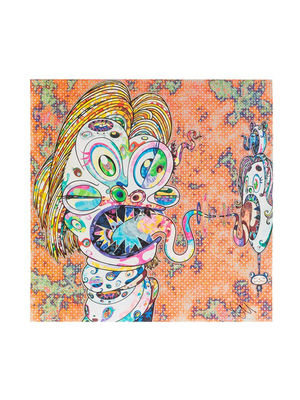 向弗朗西斯·培根致敬（伊莎贝尔·罗斯特霍恩和乔治·戴尔的研究）左版画