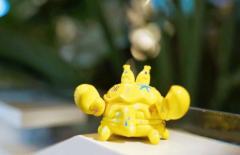 黄色涂鸦蟹-资料图