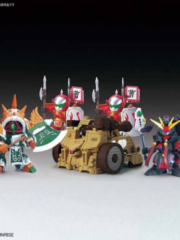 SD高达 BB战士 典韦亚斯曼贾诩阿斯特龙攻城部队