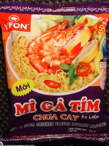 Mì Gà Tìm Chua Cay Hot & Sour Chicken Flavor Instant Noodles