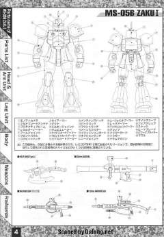 MG MS-05B 扎古Ⅰ 兰巴拉尔 专用机-资料图