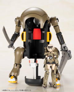 Handscale Girl 轰雷 with 20 Mechatro Wego "Brown"-资料图