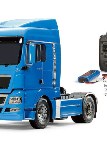 1/14 电动RC大卡车系列 TRACTOR TRUCK MAN TGX 18.540 4x2 XLX (FRENCH BLUE EDITION) FULL OPERATION KIT