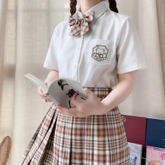 刺绣开衫衬衣-资料图