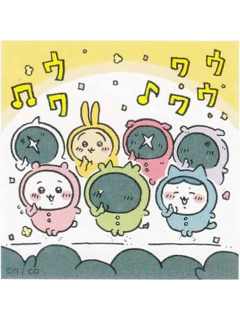 吉伊&小八&乌萨奇&睡衣派对-贴纸收集盲袋第一弹