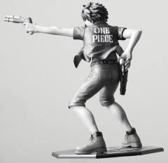 Door Painting Collection Figure 蒙奇·D·路飞 三个火枪手1.5 ver.-资料图