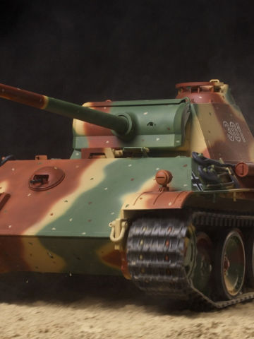 1/16 RC坦克系列 GERMAN PANTHER TYPE G FULL-OPTION COMPLETE KIT