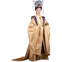 婚服龙凤穿牡丹·大衫霞帔-资料图