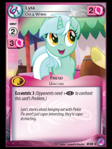 Lyra, On a Whim