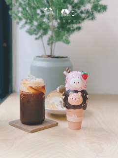 情人节限定熊兔双球甜筒-资料图