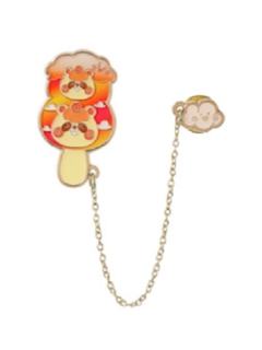 黄昏困困熊猫雪糕徽章