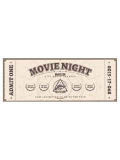 movie night(镭射票)-animate cafe打卡周边
