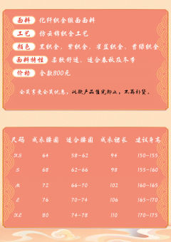 缠枝莲菊仕女献寿纹织金·马面裙-资料图