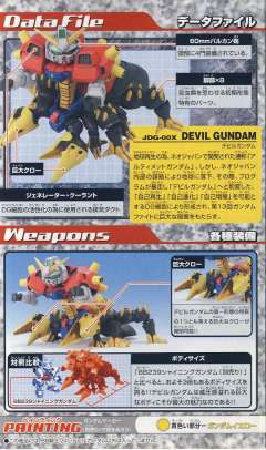 SD高达 BB战士 JDG-00X 恶魔高达-资料图