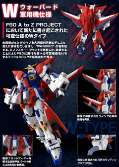 MG F90 高达 任务背包 W型-资料图