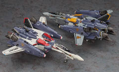 VF-25F 超级弥赛亚女武神(早乙女有人机) VF-25S 弥赛亚女武神(奥兹马·李机)-资料图