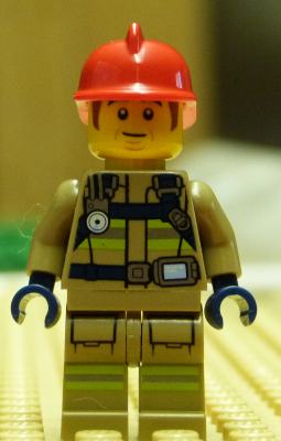 Firefighter Bob without Airtanks