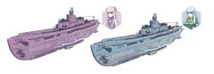 伊400 伊402 1/700 Aoki Hagane no Arpeggio: Ars Nova-资料图