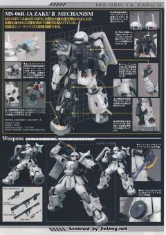 MG MS-06R-1A 高机动型扎古Ⅱ 白狼 Ver 2.0-资料图