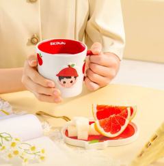 请你吃苹果杯碟套装-资料图