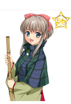 Tetsudou Musume Premium Series 八木泽麻衣 Red Ribbon-资料图