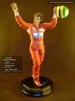 Fine Art Statue 埃尔顿·塞纳 Ayrton Senna Racing Collection