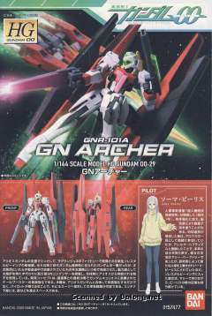 HG00 GNR-101A GN弓兵战机-资料图