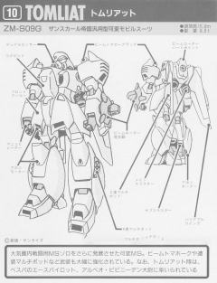 1/144 V高达模型系列 ZM-S09G 托姆利亚特-资料图