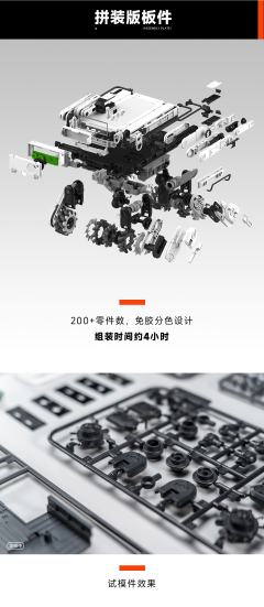 多功能全地形运输机械狗 笨笨模型(拼装版)-资料图