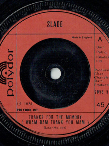 Thanks For The Memory (Wham Bam Thank You Mam)