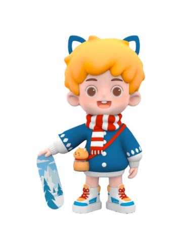 猫弟滑雪少年款