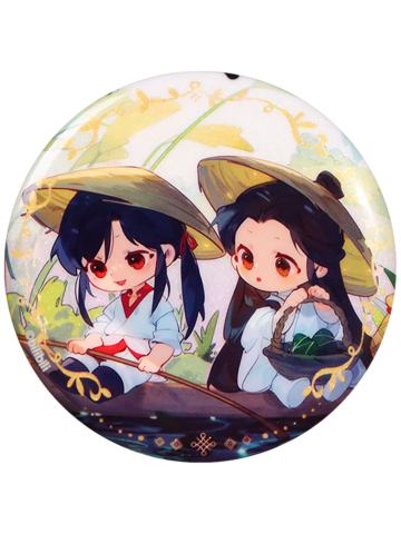 花城&谢怜（端午）-共赏光景系列马口铁徽章