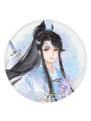蓝思追-花韵染系列单领徽章