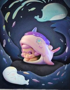 粉色独角鲸