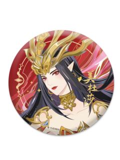 美杜莎-炽焰沧澜系列双闪徽章