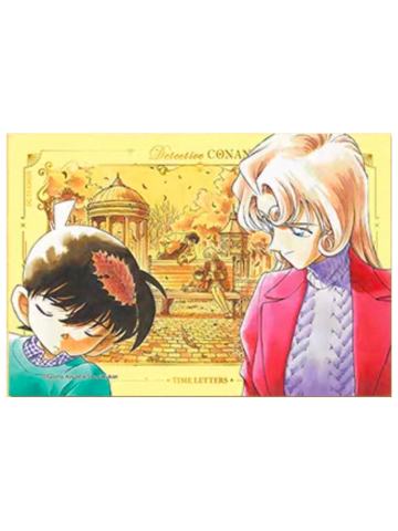 江户川柯南&工藤有希子(普通款插画)-时光信笺系列漫画贴纸