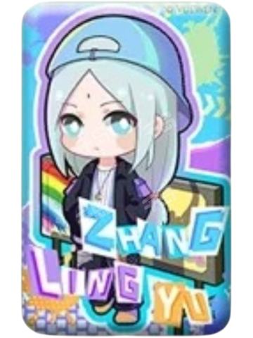 张灵玉(涂鸦款)-遇意暗香疏影系列吧唧拍立得(第一弹)