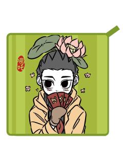 哪吒-G赏人物方巾