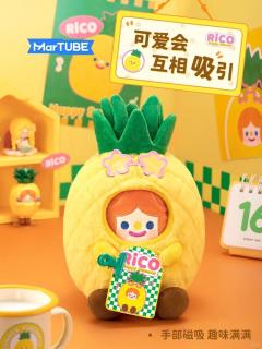 菠萝毛绒公仔-资料图