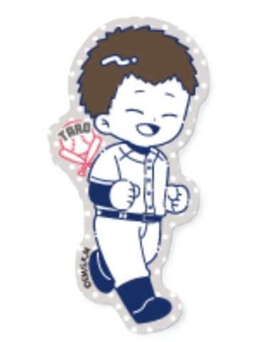 山田太郎(慢跑)-百元店证件照贴纸